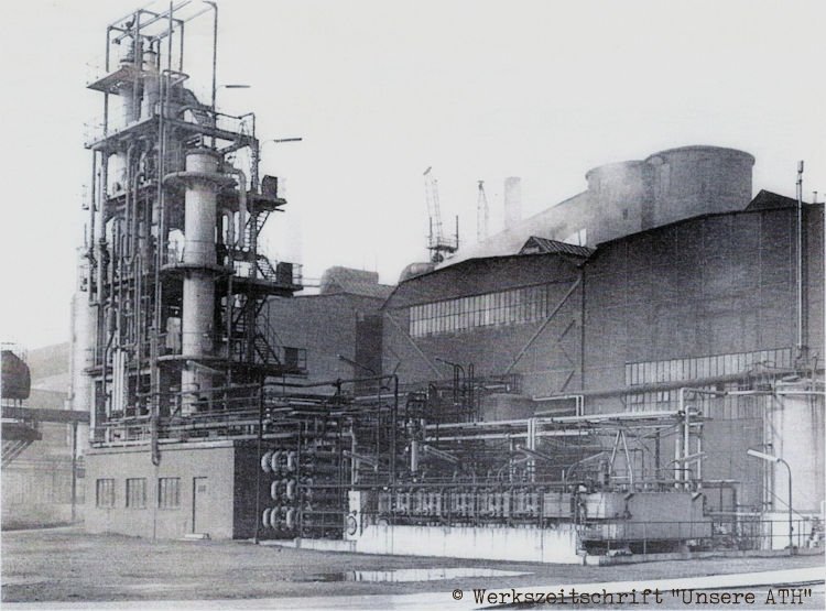 Die Phenosolvan-Anlage aus dem Jahre 1962 von LURGI